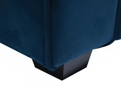 Beliani 3-Istuttava Sohva Sametti Laivastonsininen Falun Shop