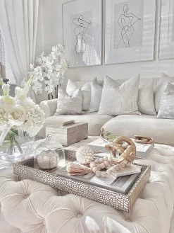 Beliani 3-Istuttava Sohva Sametti Luonnonvalkoinen Eike Store