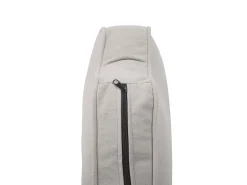 Beliani 3-Istuttava Sohva Sametti Vaalea Beige Ronneby Clearance