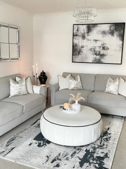 Beliani 3-Istuttava Sohva Sametti Vaalea Beige Ronneby Clearance