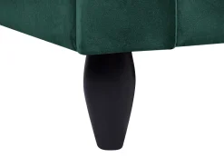 Beliani 3-Istuttava Sohva Samettinen Vihrea Bornholm Hot