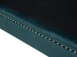 Beliani 2-Istuttava Sohva Samettinen Sinivihrea Gaula Cheap