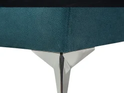 Beliani 2-Istuttava Sohva Samettinen Sinivihrea Gaula Cheap