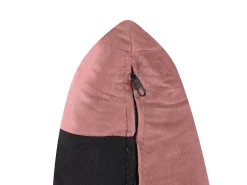 Beliani 2-Istuttava Sohva Samettinen Vaaleanpunainen Maura Clearance