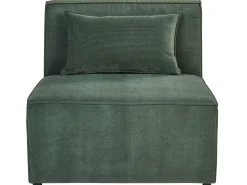 Beliani 4-Istuttava Sohva Vakosametti Tummanvihrea Lemvig Clearance