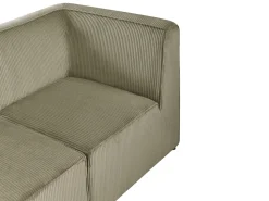 Beliani 2-Istuttava Sohva Vakosametti Tummanvihrea Lemvig New