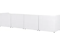 Beliani 4-Istuttava Sohva Vakosametti Luonnonvalkoinen Lemvig Fashion