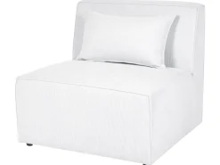 Beliani 4-Istuttava Sohva Vakosametti Luonnonvalkoinen Lemvig Fashion