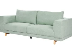 Beliani 3-Istuttava Sohva Vakosametti Mintunvihrea Nivala Store