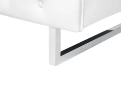 Beliani 3-Istuttava Sohva Valkoinen Vissland Fashion