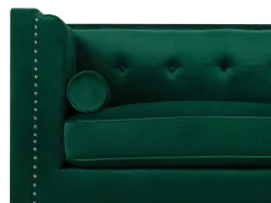 Beliani 3-Istuttava Sohva Vihrea Avaldsenes New