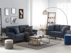 Beliani 5-Istuttava Sohvaryhma Kangas Tummanharmaa Otra Best Sale