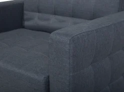 Beliani 5-Istuttava Sohvaryhma Kangas Tummanharmaa Aberdeen Hot