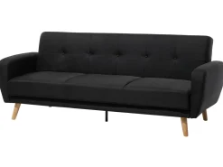Beliani 6-Istuttava Sohvaryhma Kangas Musta Florli Outlet
