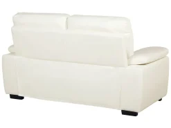 Beliani 5-Istuttava Sohvaryhma Keinonahka Kermanvalkoinen Vogar Discount