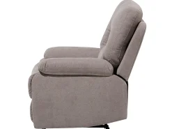 Beliani 6-Istuttava Sohvaryhma Manuaalisesti Saadettava Kangas Ruskeanharmaa Bergen Sale