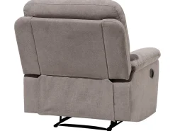 Beliani 6-Istuttava Sohvaryhma Manuaalisesti Saadettava Kangas Ruskeanharmaa Bergen Sale