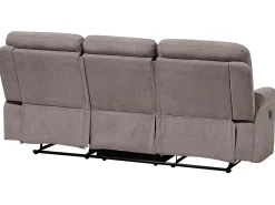 Beliani 6-Istuttava Sohvaryhma Manuaalisesti Saadettava Kangas Ruskeanharmaa Bergen Sale