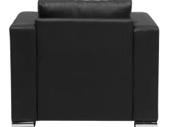 Beliani 6-Istuttava Sohvaryhma Nahka Musta Helsinki Online