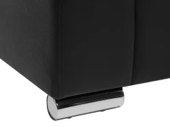 Beliani 6-Istuttava Sohvaryhma Nahka Musta Helsinki Online