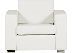 Beliani 6-Istuttava Sohvaryhma Nahka Valkoinen Helsinki Sale