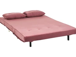 Beliani 3-Istuttava Sohvaryhma Sametti Vaaleanpunainen Vestfold Sale