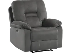 Beliani 6-Istuttava Sohvaryhma Sametti Sahkosaadettava Tummanharmaa Bergen Best