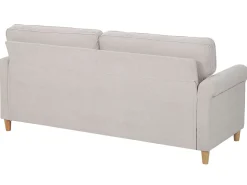 Beliani 5-Istuttava Sohvaryhma Sametti Vaalea Beige Ronneby Sale