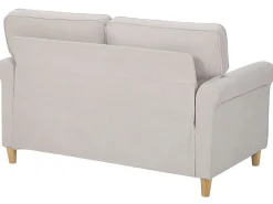 Beliani 5-Istuttava Sohvaryhma Sametti Vaalea Beige Ronneby Sale