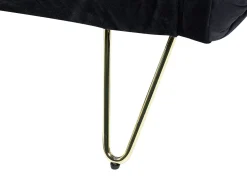 Beliani 3-Istuttava Sohvaryhma Sametti Musta Vestfold Discount