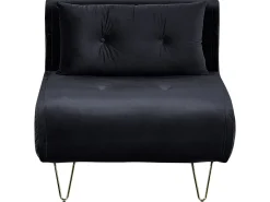 Beliani 3-Istuttava Sohvaryhma Sametti Musta Vestfold Discount