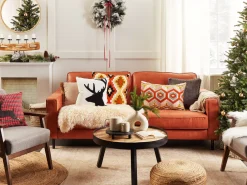 Beliani 3-Istuttava Tekonahkainen Sohva Ruskea Savalen Best Sale