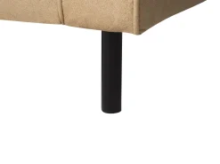 Beliani 3-Istuttava Tekonahkainen Sohva Beige Savalen Clearance