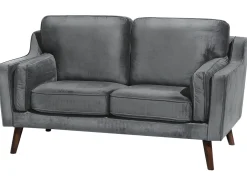 Beliani 2-Istuttava Tummanharmaa Sohva Lokka Shop