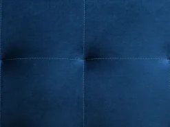 Beliani 5-Istuttava U-Kulmavuodesohva Ja Rahi Sametti Laivastonsininen Aberdeen Hot