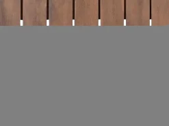 Beliani 2-Istuttava Ulkokulmasohva Sertifioitu Akaasia Tumma Puu Timor Ii Fashion