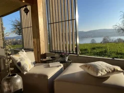 Beliani 7-Istuttava Ulkokulmasohva Ja Rahi Kangas Vasenk. Beige Arezzo Shop