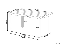 Beliani 5-Istuttava Ulkokulmasohvaryhma Alumiini Valkoinen/Vihrea Messina Online