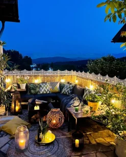 Beliani 5-Istuttava Ulkokulmasohvaryhma Alumiini Musta/Harmaa Messina Cheap