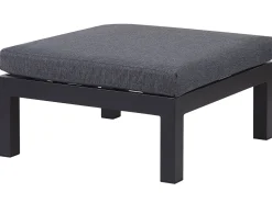 Beliani 5-Istuttava Ulkokulmasohvaryhma Alumiini Musta/Harmaa Messina Cheap