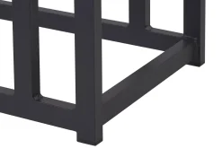 Beliani 5-Istuttava Ulkokulmasohvaryhma Alumiini Musta/Harmaa Messina Cheap