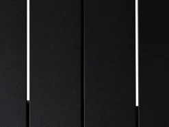 Beliani 6-Istuttava Ulkoruokailuryhma Alumiini Musta/Harmaa Valcanetto/Taviano Cheap