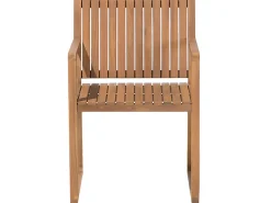 Beliani 8-Istuttava Ulkoruokailuryhma Akaasia Vaalea Puu/Harmaa Sassari Hot