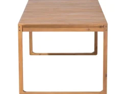 Beliani 8-Istuttava Ulkoruokailuryhma Akaasia Vaalea Puu/Harmaa Sassari Hot