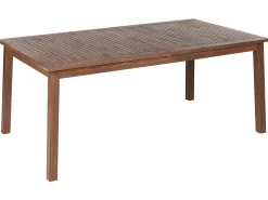 Beliani 8-Istuttava Ulkoruokailuryhma Akaasia Tumma Puu Cesana Flash Sale