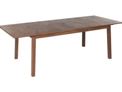 Beliani 8-Istuttava Ulkoruokailuryhma Akaasia Tumma Puu Cesana Flash Sale