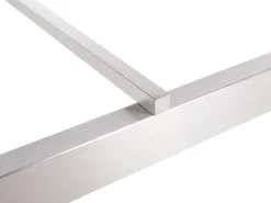 Beliani 6-Istuttava Ulkoruokailuryhma 3-Osainen Graniittitaso Tekstiilituolit Musta/Beige Grosseto Shop