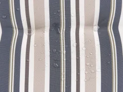 Beliani 8-Istuttava Ulkoruokailuryhma Akasiapuu Beige/Sininen Maui Clearance