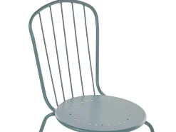 Beliani 4-Istuttava Ulkoruokailuryhma Aurinkovarjolla Teras Vaaleansininen Calvi Store