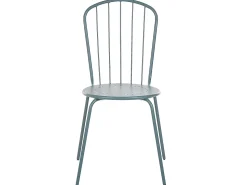 Beliani 4-Istuttava Ulkoruokailuryhma Aurinkovarjolla Teras Vaaleansininen Calvi Store